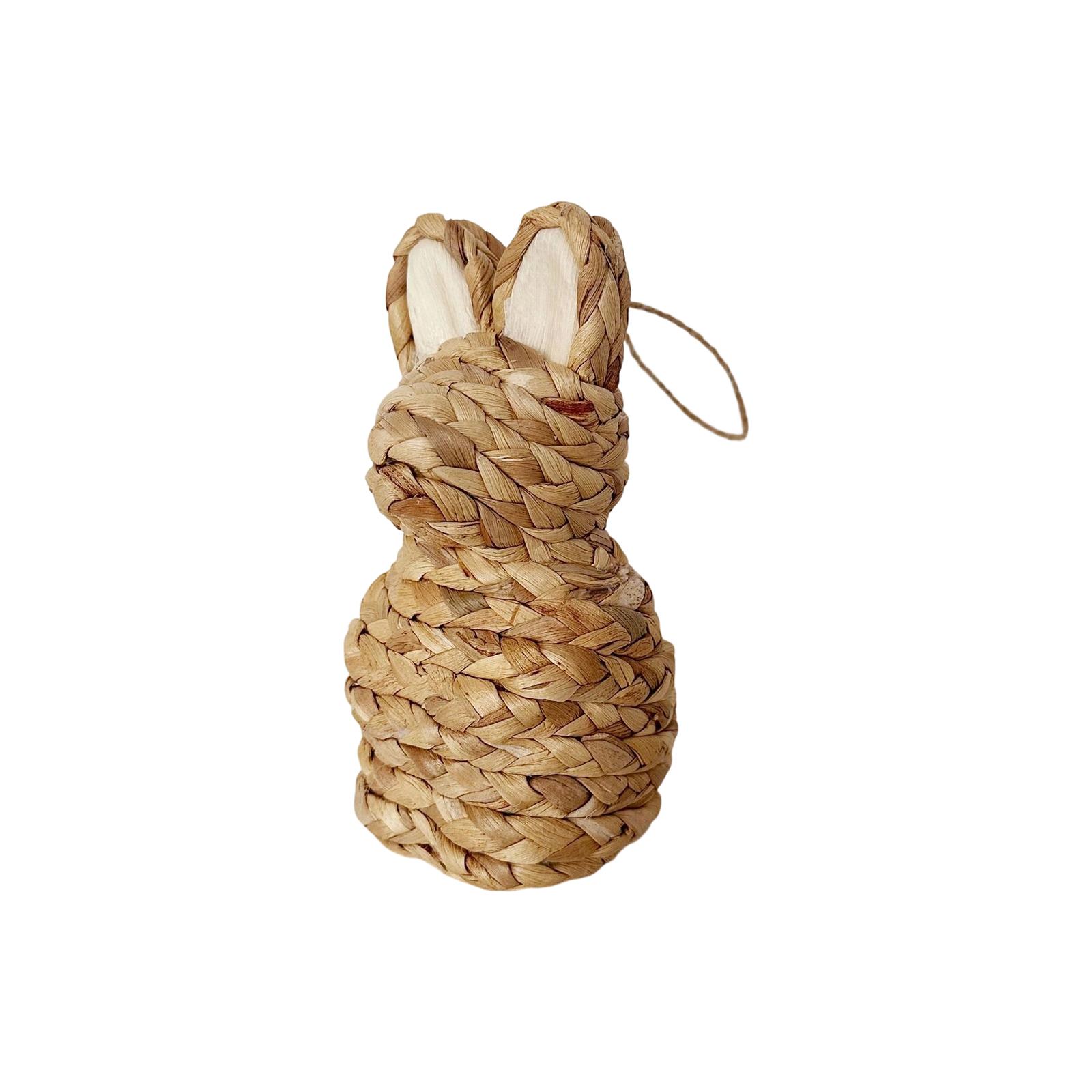 Handmade Woven Easter Bunny Decorative Furniture, Beautiful Ornaments, Craft Figurines