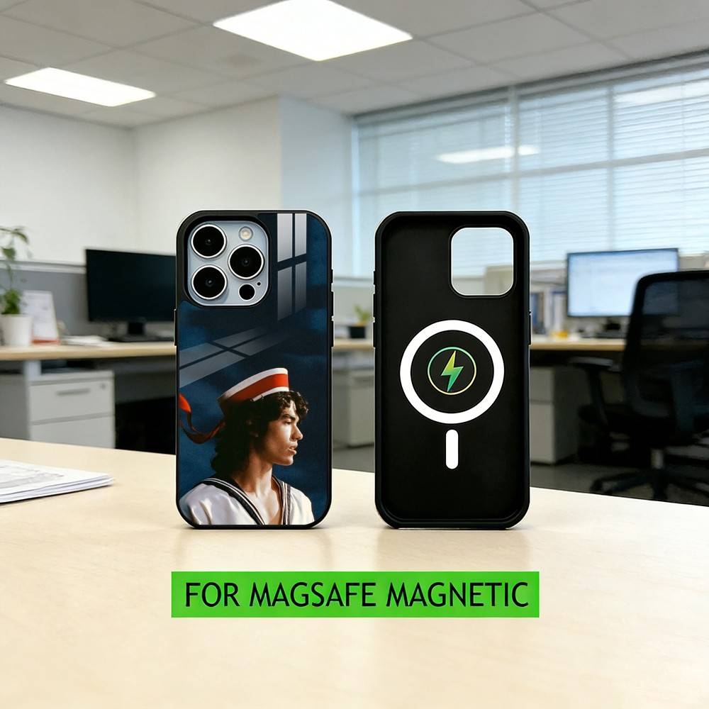 

C-Conan G-Gray singer Phone Case For iPhone17,16,15,14,13,12,11 Plus,Pro Magnetic with Magsafe Wireless Charging iPhone17
