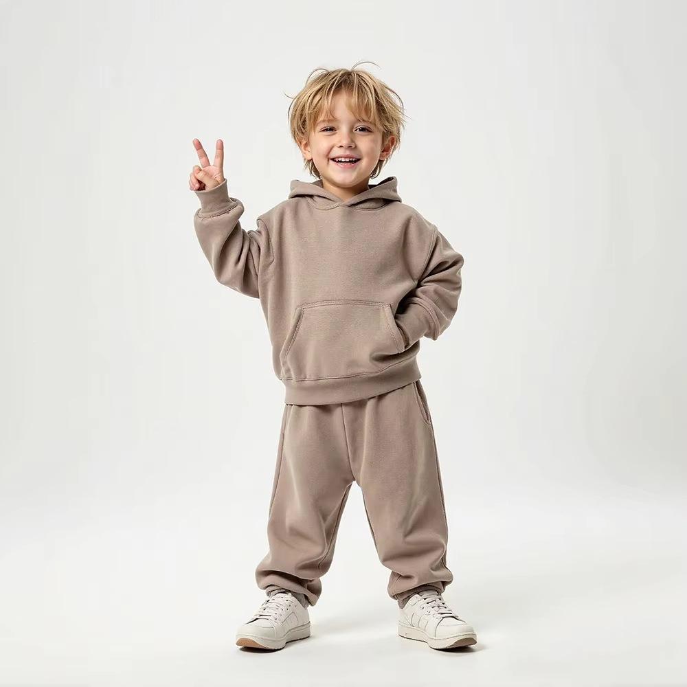 Kleinkind Mädchen Kapuzenpullover Sweatshirt und Hose Set 2026 Herbst Neuankunft Lässiges Outfit Kinder Sportbekleidung 2-teiliges Set
