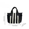Women'S Seam Casual Contrasting Handbag Lightweight And Simple Versatile Embroidered Thread Shoulder Bag