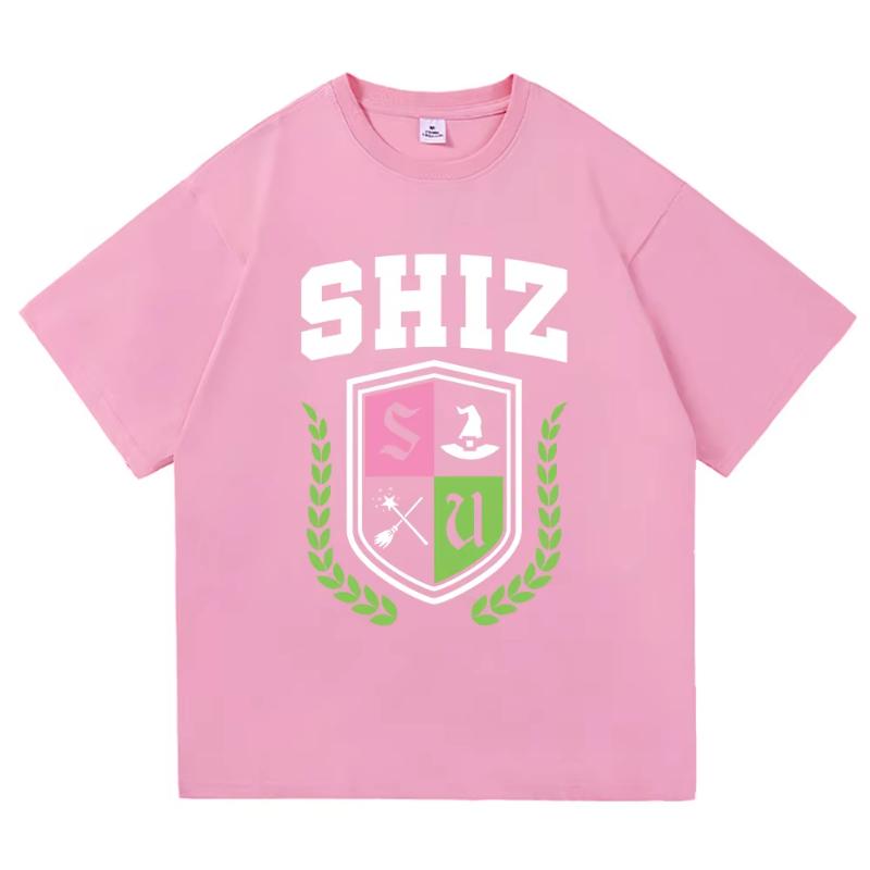 Shiz University Tričko Móda Dámské Estetické Film Zlá Tričko Unisex Vysoce Kvalitní Ležérní Elphaba Glinda Bavlněná Trička