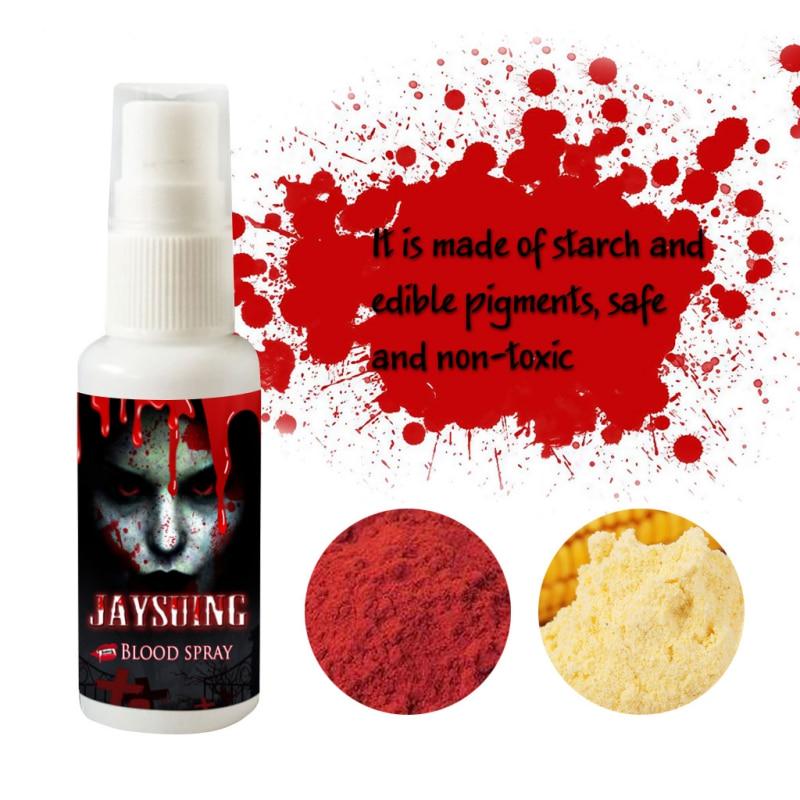 Buy Realistic Fake Blood Spray Scary Halloween Makeup Splatter Blood