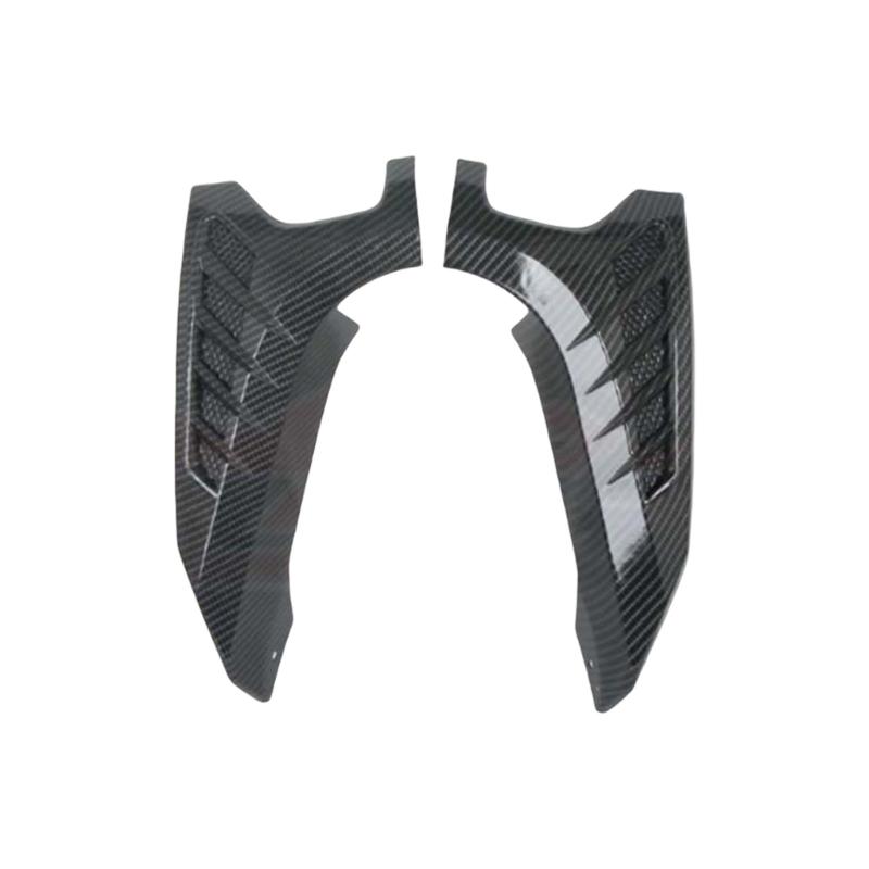 High Visibility ABS Motorcycle Front Turn Indicator Cover Carbon Fiber Texture Strong Designs Easy To Use for NMAX155
