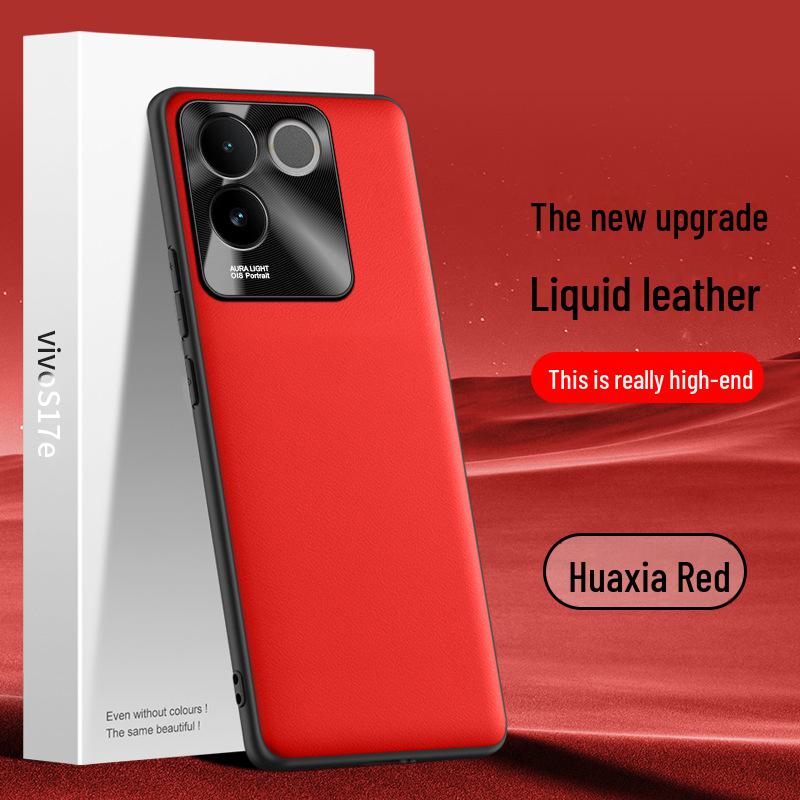 Flüssigleder-Telefonhülle für Vivo S17e, Anti-Fall- und Anti-Fouling-Schutzhülle. Versenden Sie ein Stück.