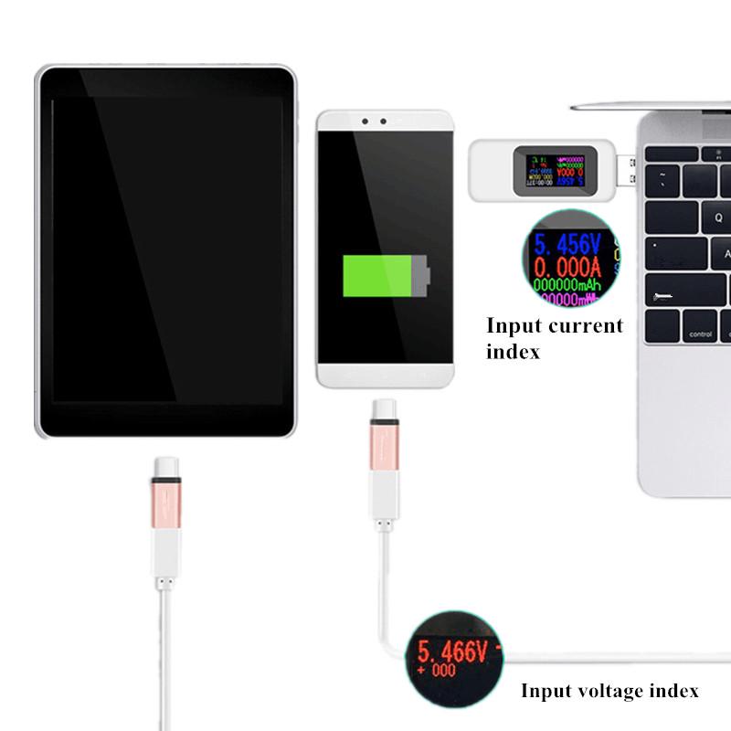 Tester USB DC Digitale 10 in 1 Corrente 4-30V Voltmetro Temporizzatore Amperometro Monitor Digitale