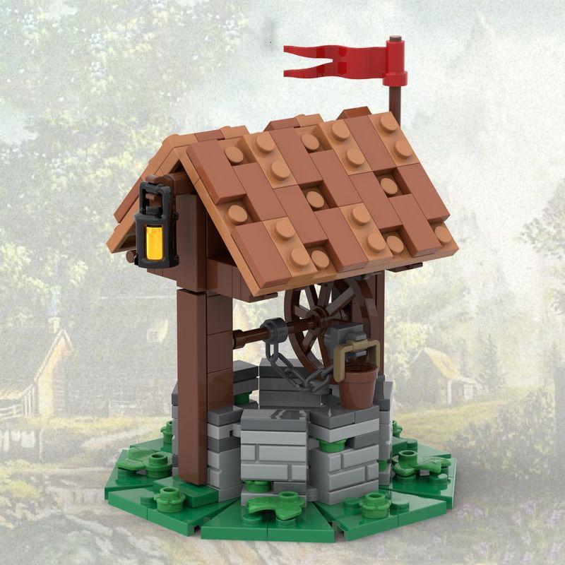 

MOC строительные блоки замок курятник замок лодка палатка конюшня модель украшение средневековая сцена игрушка коллекция строительных блоков PDF Guide by Email