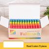 Feather Robe Dustless Chalk Set: White & Red Chalk with Anti-Stain Holder for Teacher and Children Use