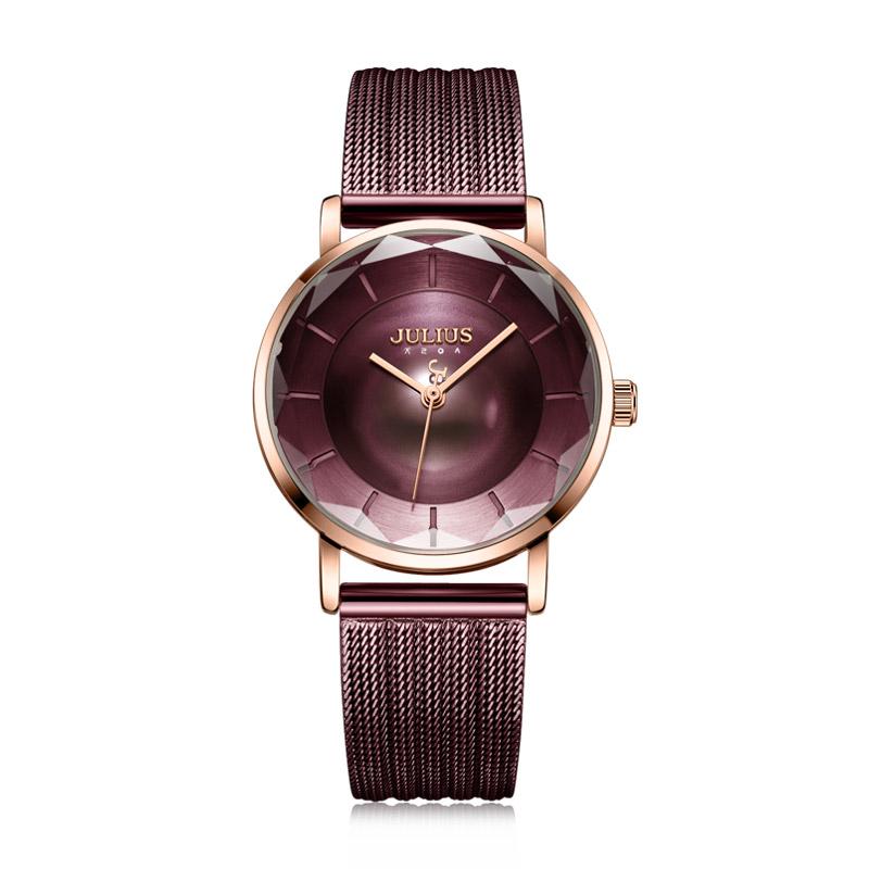 Cute Stainless Steel Julius Lady Women's Watch Japan Quartz Elegant Fashion Hours Clock Dress Bracelet Girl's Birthday Gift Box