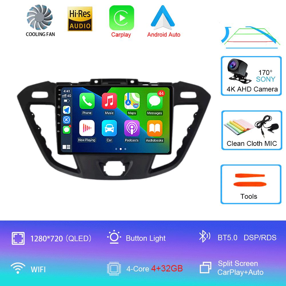 

Android14 Carplay Auto WIFI+4G для Ford Transit Custom 2013-2018 Мультимедиа GPS Автомобильный Радио Видеоплеер Стерео 2din Головное Устройство DSP
