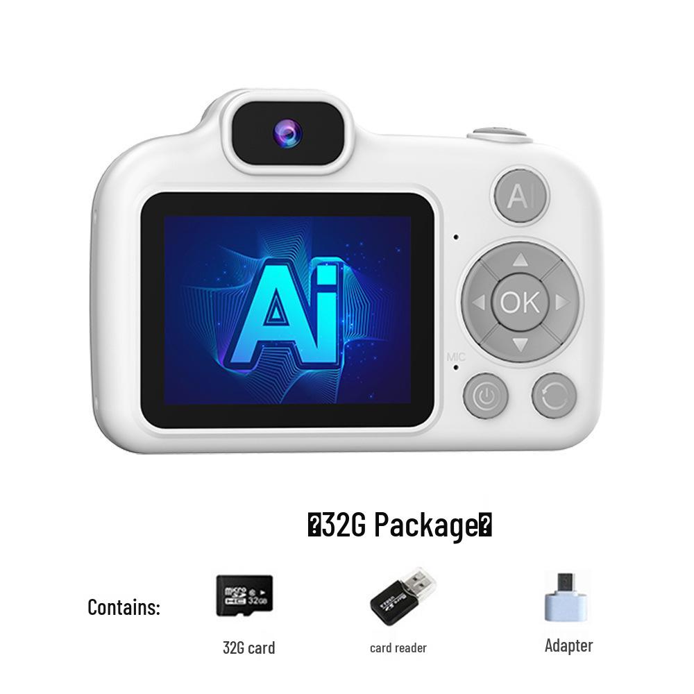 AI 01 Mini Digital Camera: Portable Autofocus Video Recorder & Photography Tool for Students