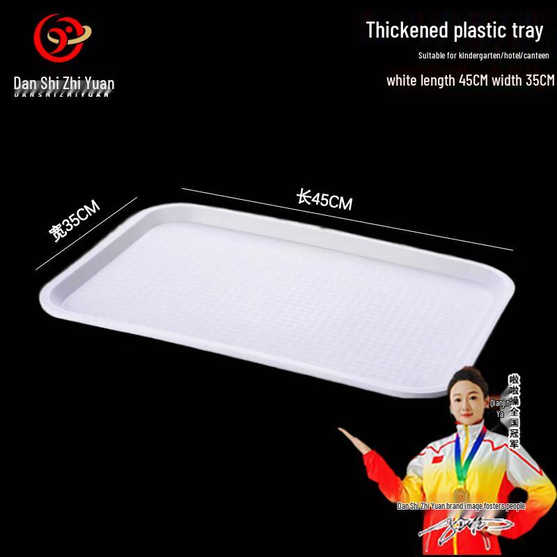 Danshi Zhiyuan PP Plastic Rectangular Anti-Slip Serving Tray