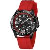 Mens Watches Colorful Sport Watch Luxury Men Quartz Wrist Watches Chronograph Male Clock Chronograph Silicone Watch