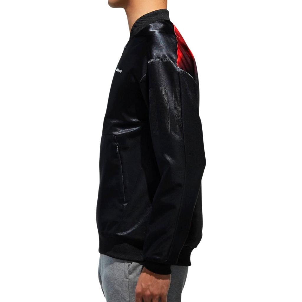 Adidas Neo Jackets Men's Black V Neck Moderate Reversible CV7000