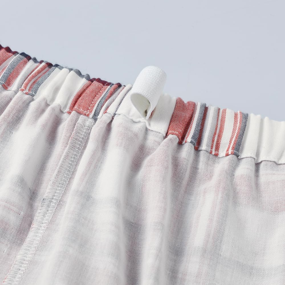 Champion Cotton Long Sleeves and Dyed Double OJ4124 Men's 100% Loungewear, Pants, Gauze, Red,