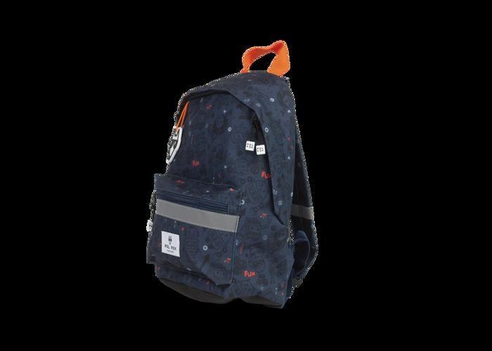 Sac à dos - POL FOX - Robot - Bleu - 25cm x 30cm x 10cm - Maternelle
