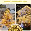 Garden Solar Light LED Twinkle Starry Fairy String Light 8 Lighting Modes Waterproof for Home Tree Wedding Party Christmas Decor