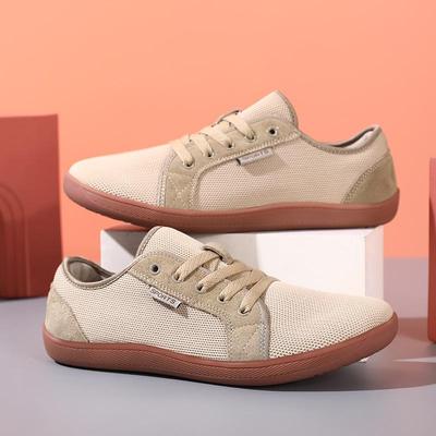 Zapatos Deportivos Barefoot Transpirables de Malla con Puntera Ancha y Drop Cero para Hombre