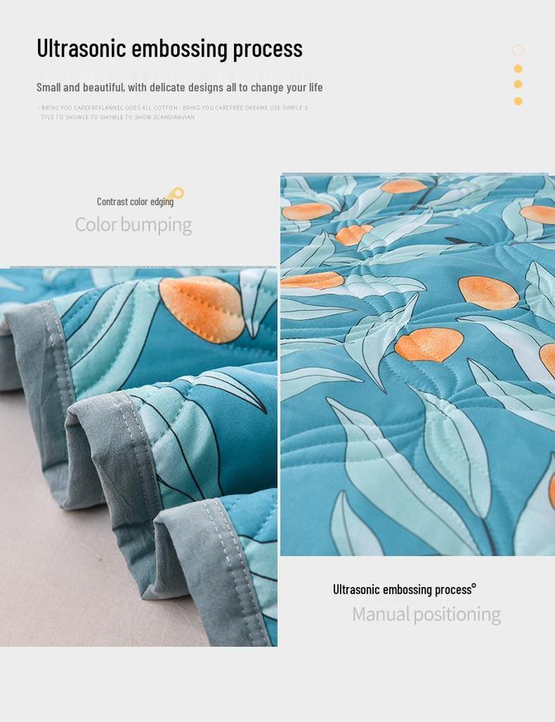 Gift Box: Washed Cotton Summer Quilt - Perfect for Anniversaries and Cool Nights