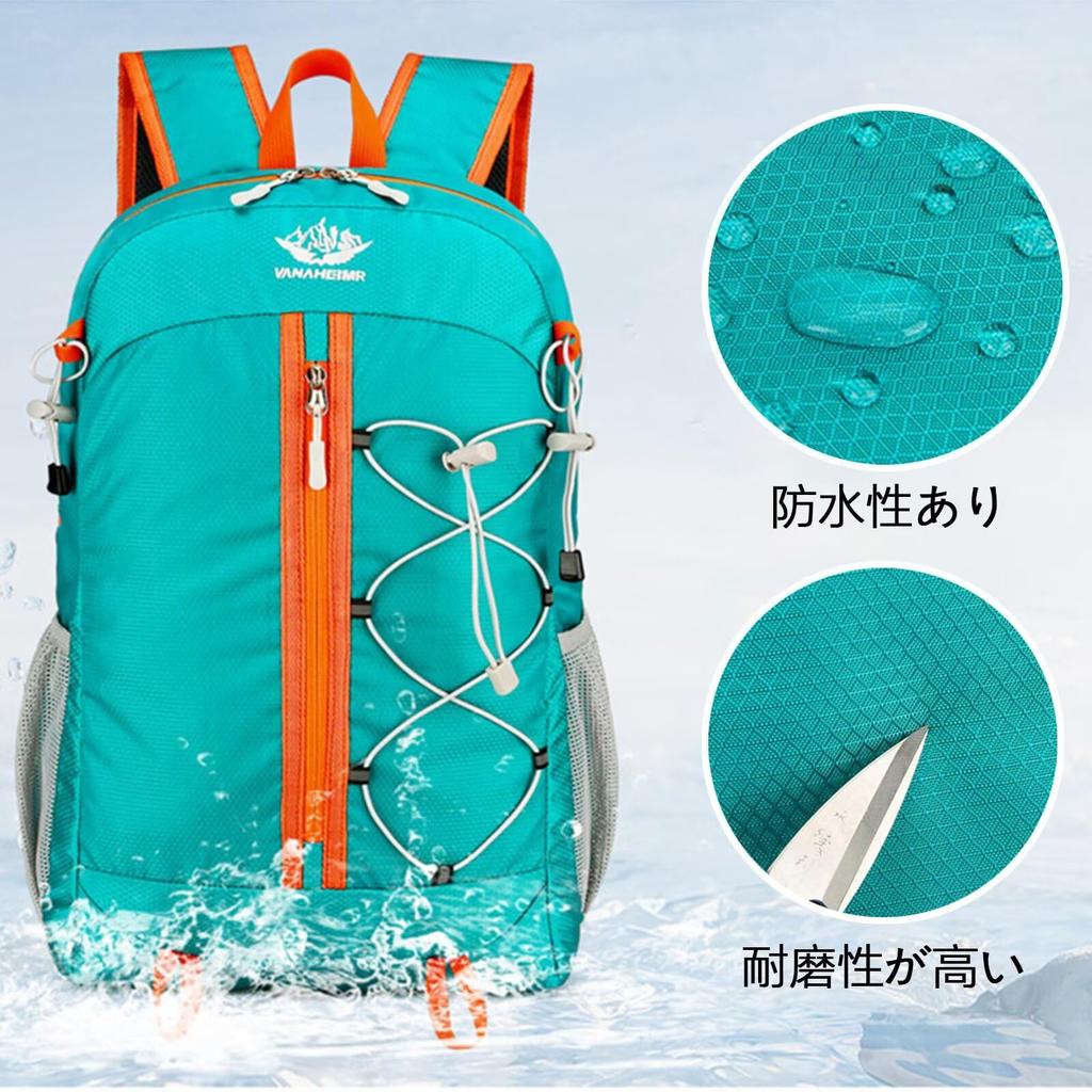 Outdoor Large For Disaster Comes with Storage Dark Blue [Fitrarefly] Backpack, Foldable, Waterproof, Capacity, Lightweight, 270g, Travel,