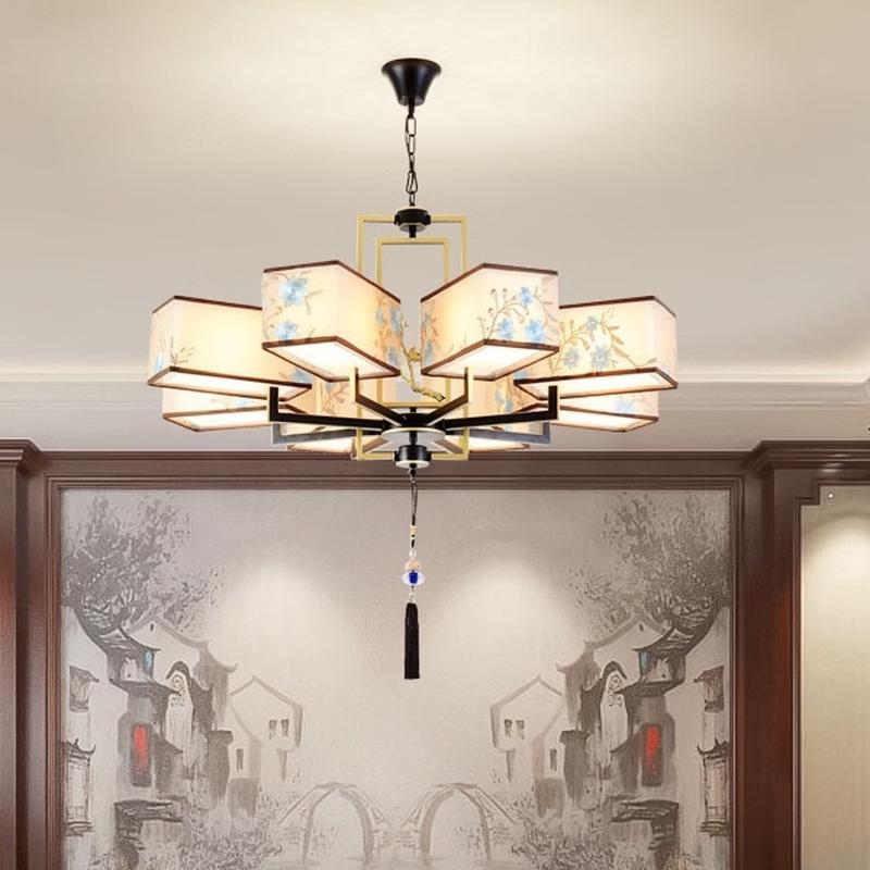 oeny Chinese Chandelier with 8 Heads