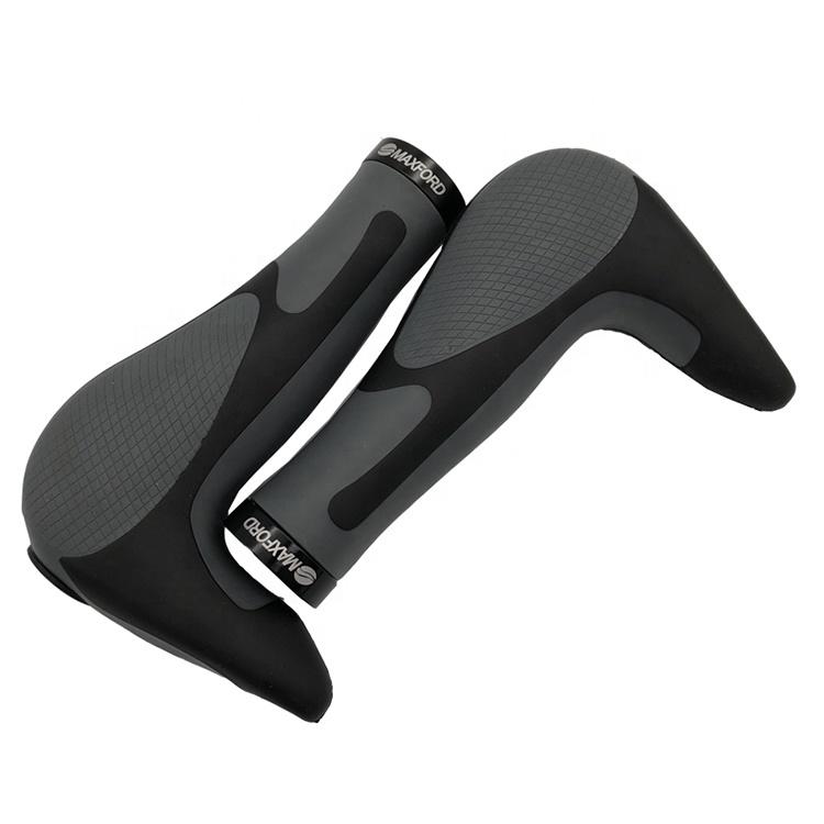 MTB Mountain Bike Ergonomic Grips Bicycle Handlebar Rubber Grips Parts чёрный