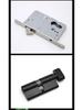 Stainless Steel 304 European Standard Sliding Door Mortise Lock for Balcony, Kitchen, and Hotel Bathrooms