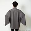 Haori Haori Sleeves with Hidden Gray Plain Haori Festival Event Festival Promotion Fashion For Adults [Happi.Tokyo] (corner Sleeves)