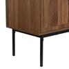Credenza Moderna e Semplice Credenza Moderna Armadietto Credenza Contenitore Buffet Set Soggiorno, 140L x 40P x 80A(centimetro)