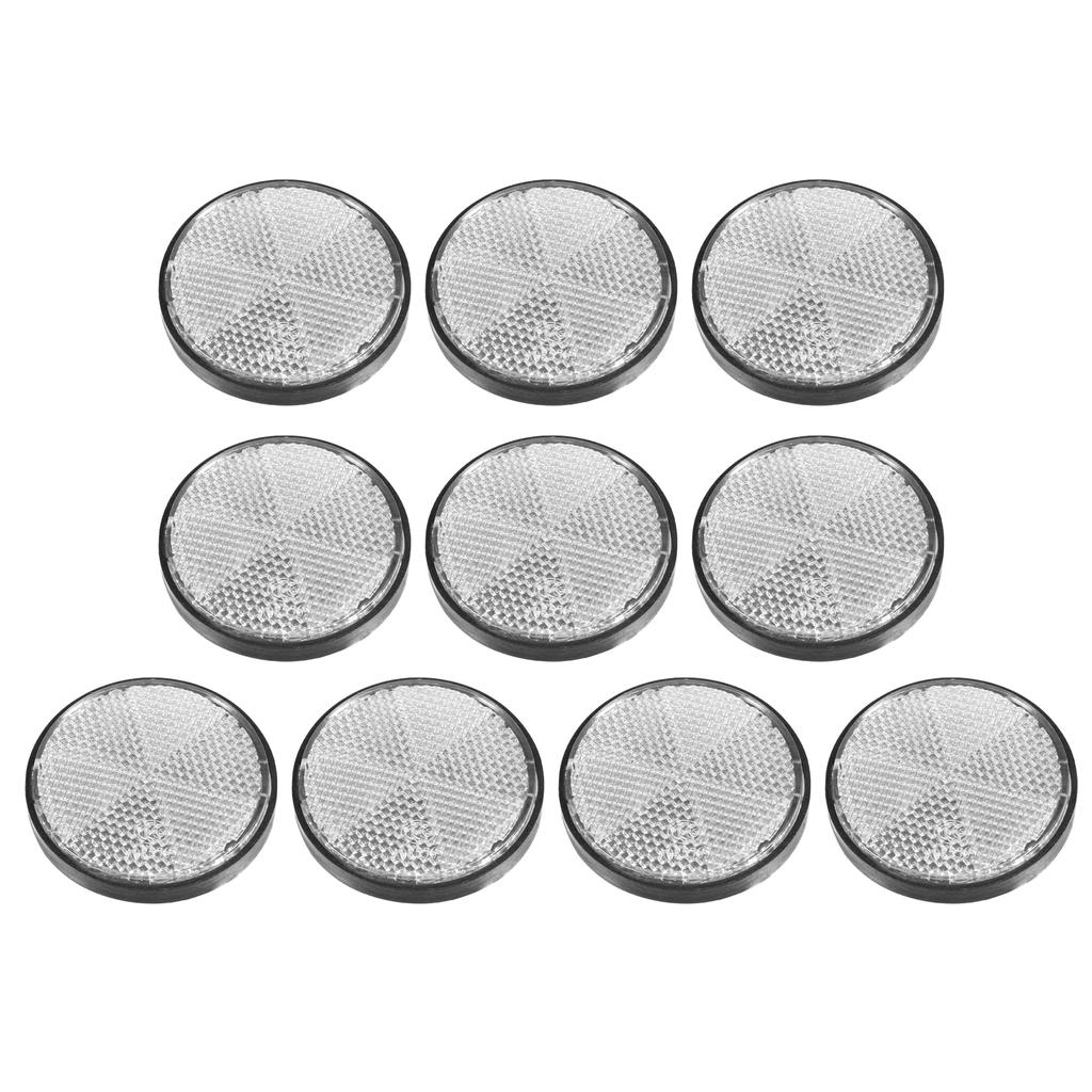 Motoforti 2-8 Sztuk Okrągłe Samoprzylepne Bezpieczeństwa Szprychy Odbijające Samoprzylepny Odbłyśnik do Motocykla Roweru Roweru Średnica 56 mm