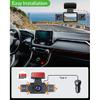 3 Channel Dash Cam Video Recorder Three Lens Car Camera with Rear View DVR 24H Parking Monitor Black Box Car Accessories