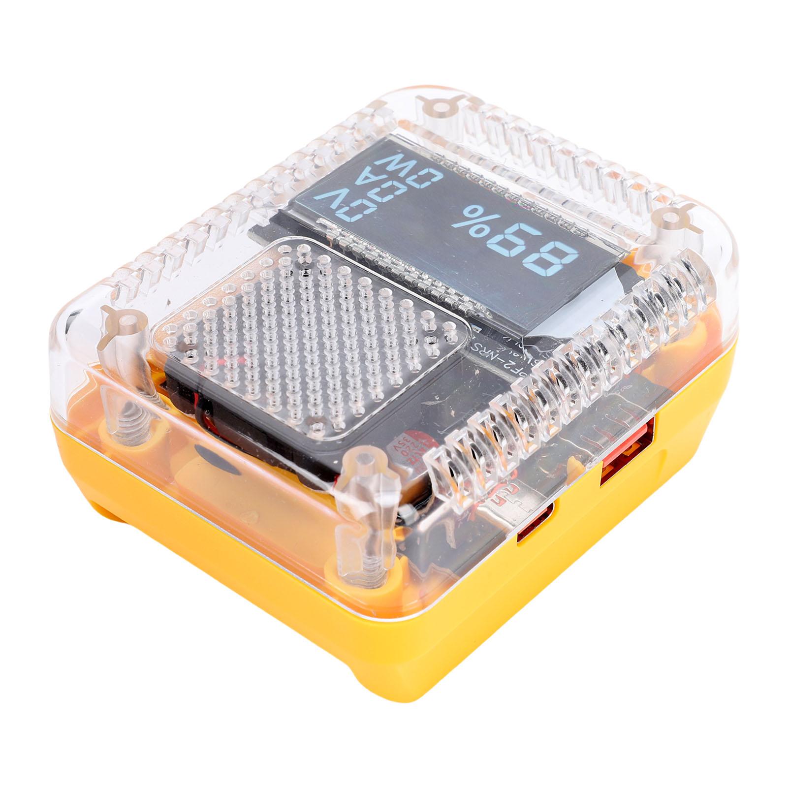 

Battery Charger Display Adapter Fit for DW DCB180 DCB200 DCB201 DCB203 DCB203BT DCB204 DCB206 140W 5A Output жовтий
