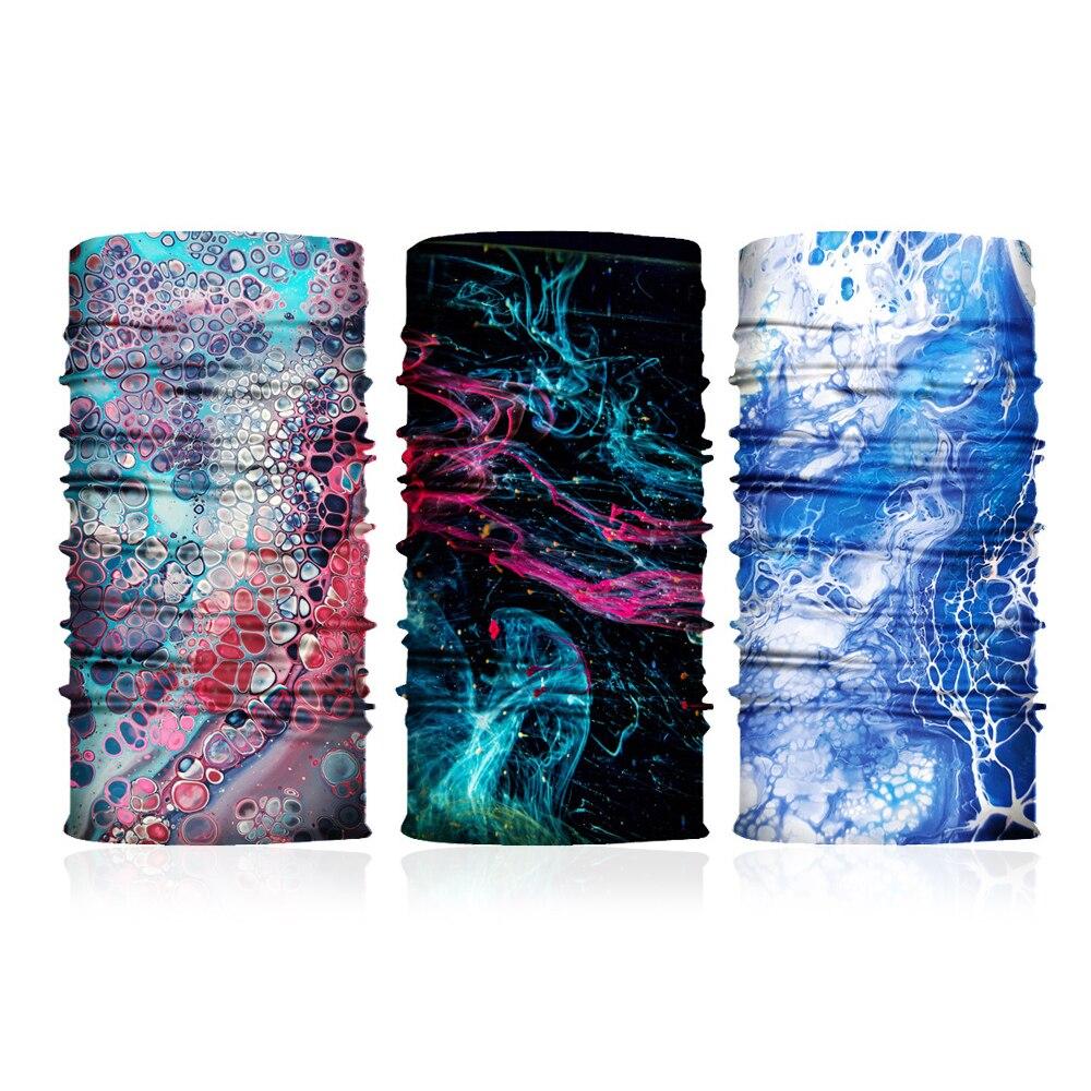

3pcs Camouflage Seamless Magic Bandana Neck Gaiter Paisley Headband Cycling Fishing Tube Face Shield Men Women