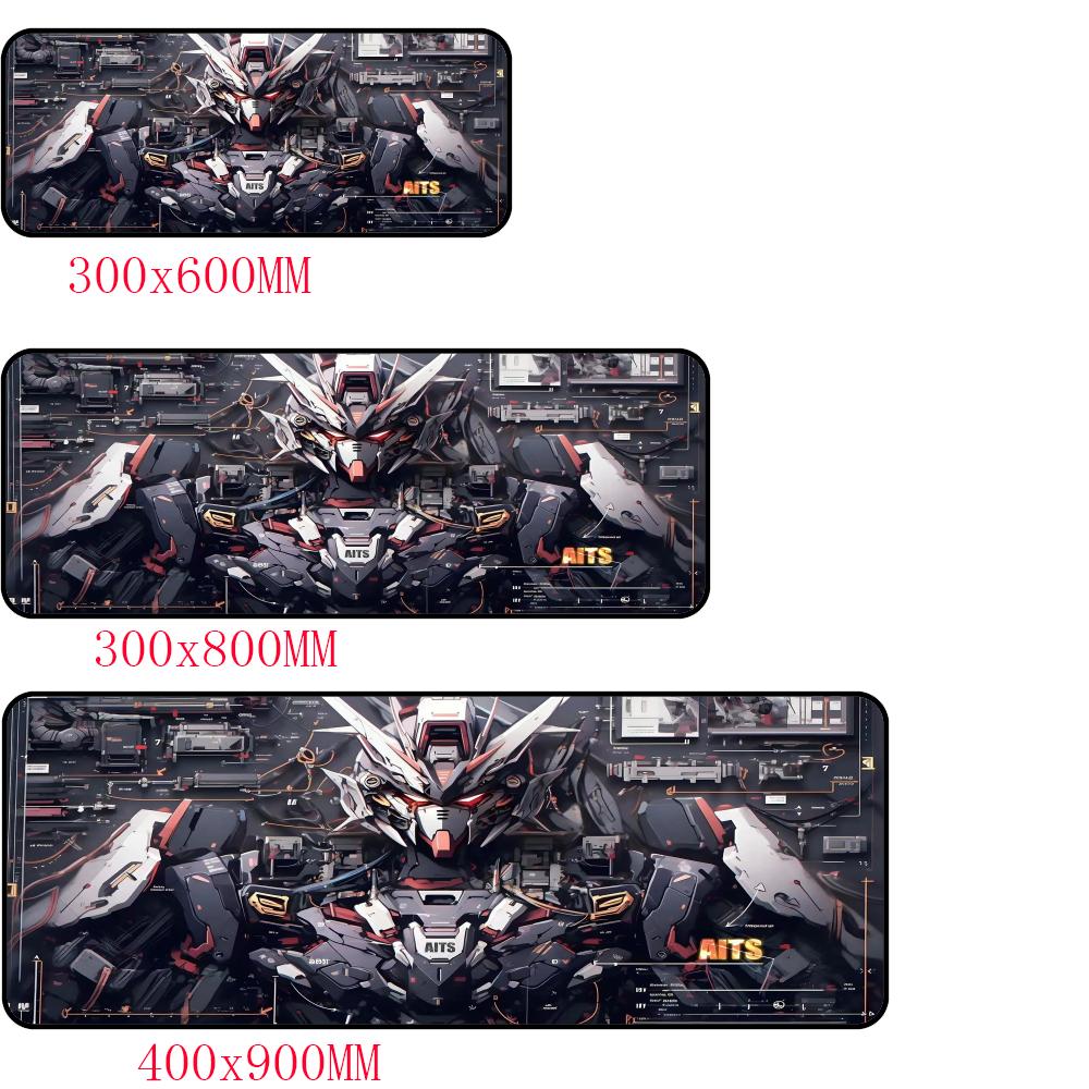 Anime mecha Mouse Pad Large Computer Office Game Table Mats XXL Rubber Antislip Gaming Keyboard Mousepads Long Desk Pads