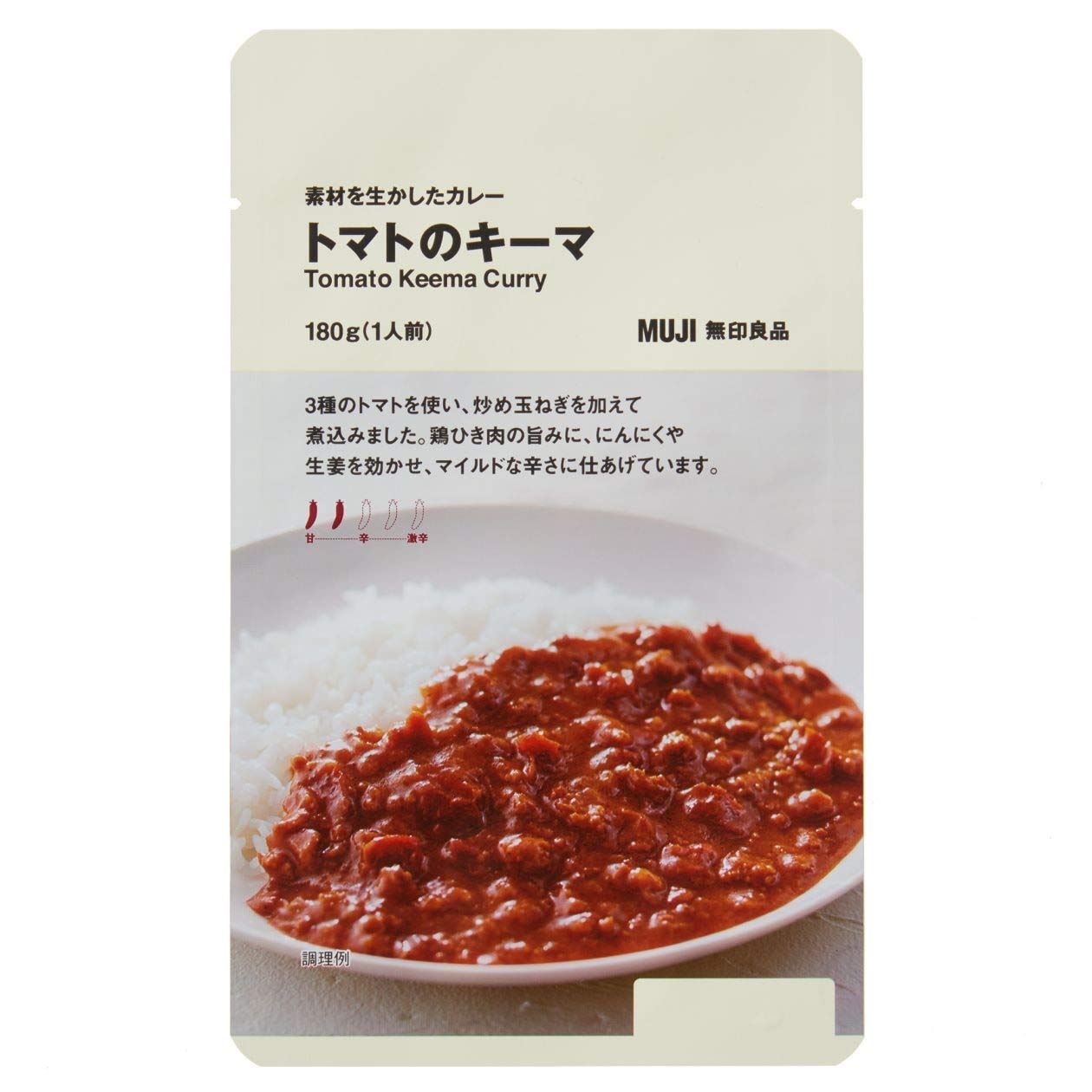 Карри Muji с использованием ингредиентов Томатный Кема 180 г (1 порция)