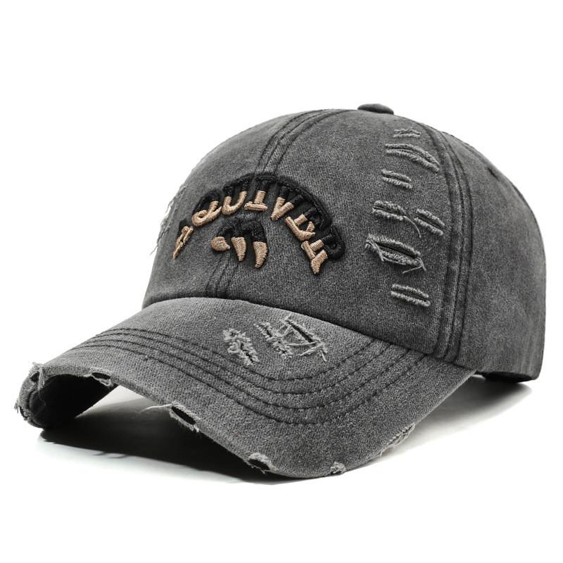 

Embroidered Letter Baseball Cap For Men Women Adjustable Sun Protection Casual Outdoor Wear чёрный