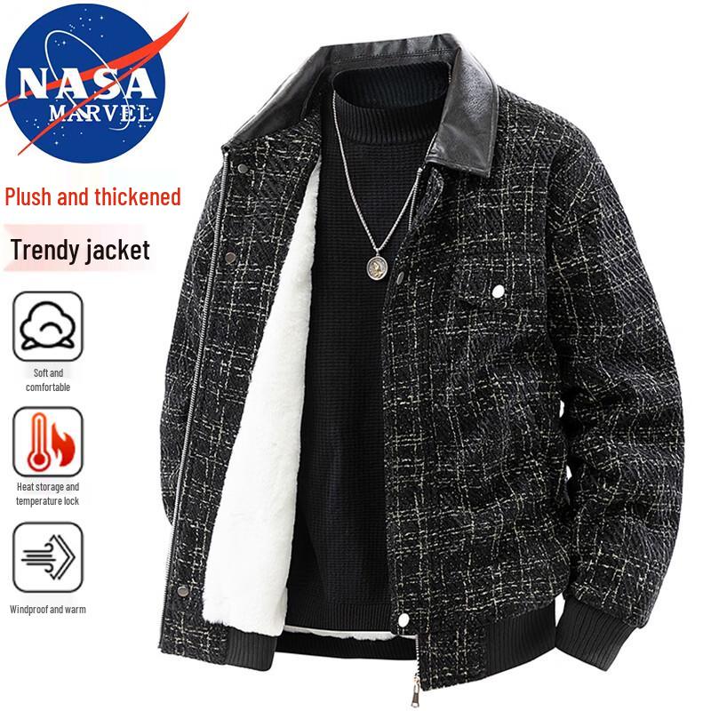 NASA MARVEL Men's Thickened Winter Jacket