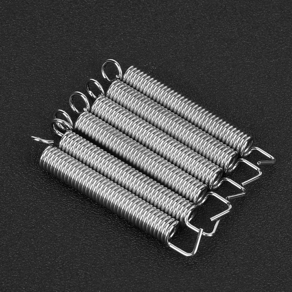 6Pcs Tremolo Tension Springs Guitar Retro Vibrato Pull String for Fender Stratocaster ST