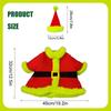 Outdoor Halloween and Christmas Goose-Clothing Santa Robe for Prank Decorations