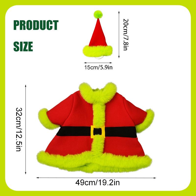 Outdoor Halloween and Christmas Goose-Clothing Santa Robe for Prank Decorations