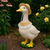 Handcrafted Porch Goose Costume Funny Poultry Costume Stylish Goose Hat Scarf  Pet Supplies
