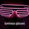 LED Luminous Glasses for Masquerade, Dance, and Nightclub Party Performances