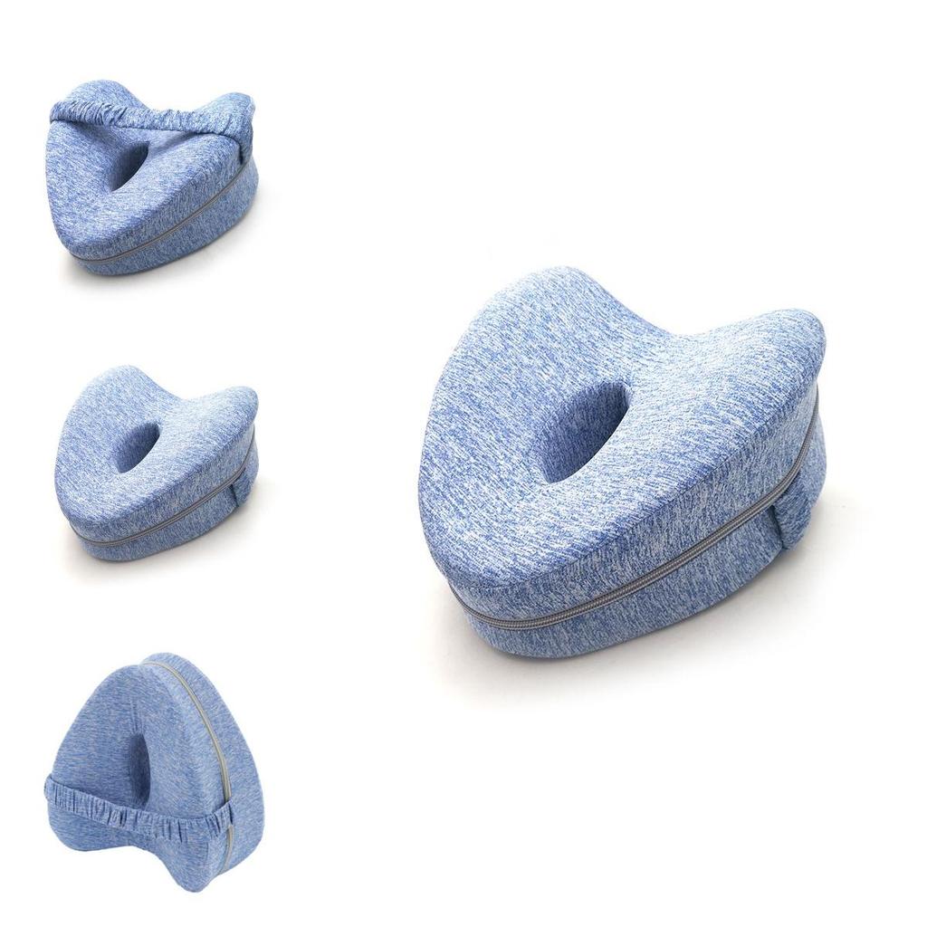 Luxuriös weiches herzförmiges Kissen Orthopädischer Memory-Schaum für ultimative Beinunterstützung