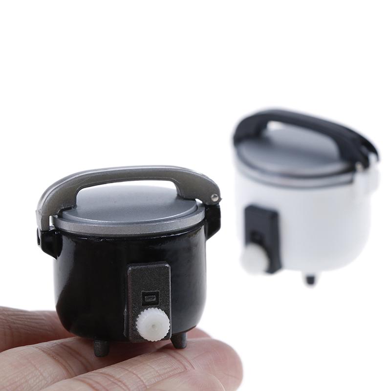 1:12 Miniature Rice Cooker Food Steamer Warmer Kitchen Cookware Dollhouse