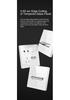 86 Type Creative White Glass Bedside Wall Switch with Indicator Light