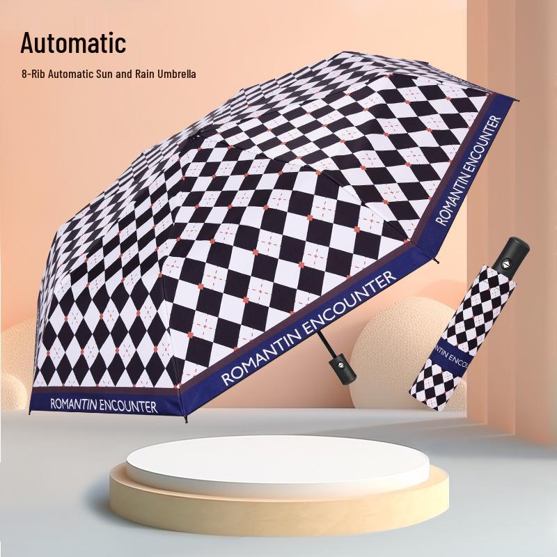 Stylish Women's UV Protection Automatic Sun/Rain Umbrella