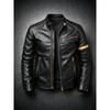 New and old men's PU leather jacket stand-up collar locomotive jacket slim casual autumn leather jacket jacket