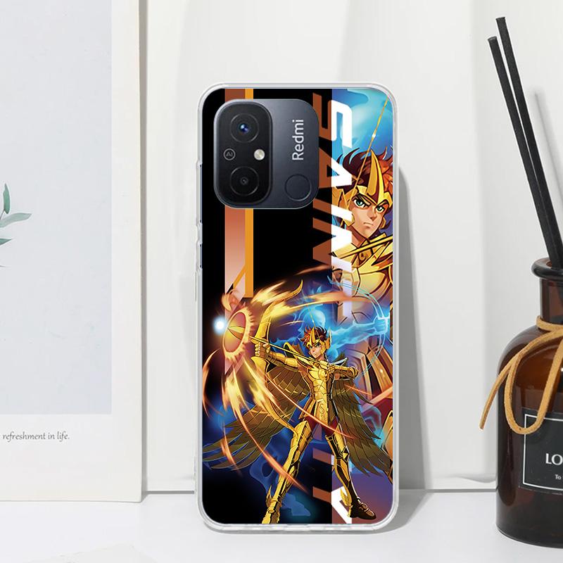 Anime Saint Seiya Phone Case For Xiaomi Redmi 14C 13 13C 12 12C 10 10A 10C 9 9A 9C 9T 8 8A 7 7A 6A 6 Pro K80 K70 K60 K40 K20 12C