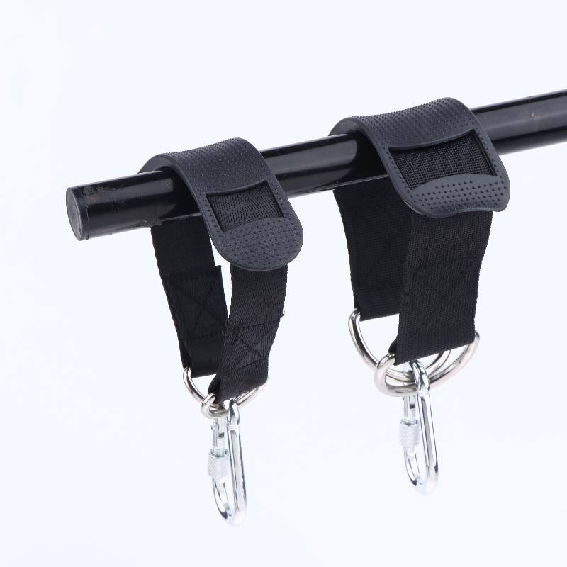2Pcs Durable Hanging Belt Hammock Swing Hanging Belt And Steel Alloy Hooks Outdoor Camping Hiking Tools Hammock Accessories