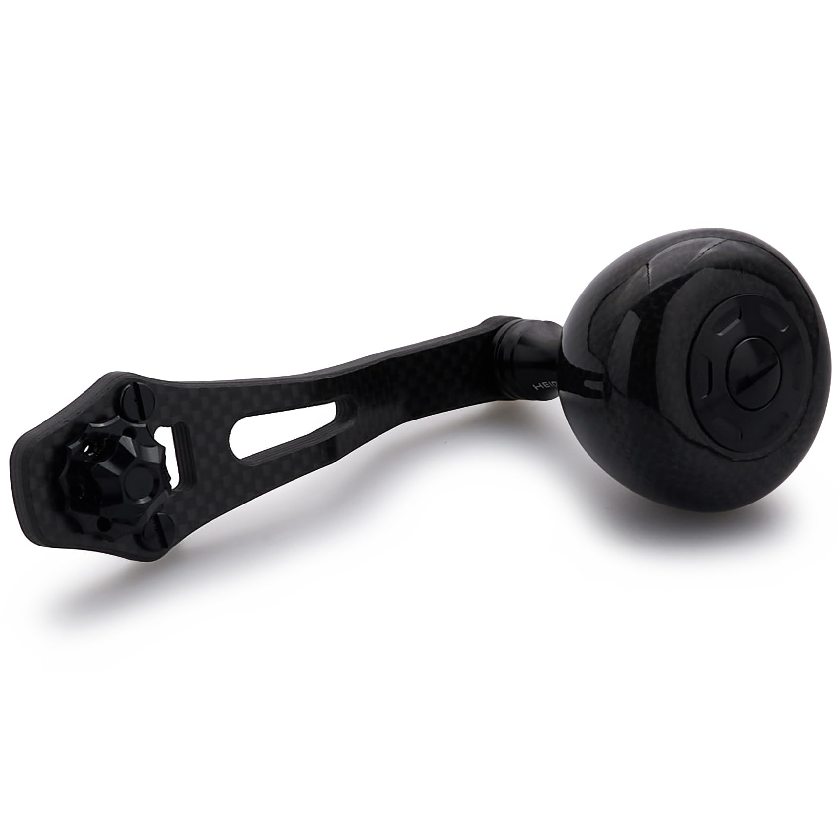 HEIGHTEN Reel Carbon with 36mm Power Compatible with and Abu Garcia Baitcasting Carbon Drum Series 60/70mm Handle, Fiber, Knob, Shimano, Daiwa, Reels, чёрный