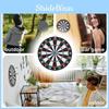 Set Entuziasmant de Dartă de 17 Inch Complet cu Șase Săgeți pentru Sesiuni de Joc Competitive